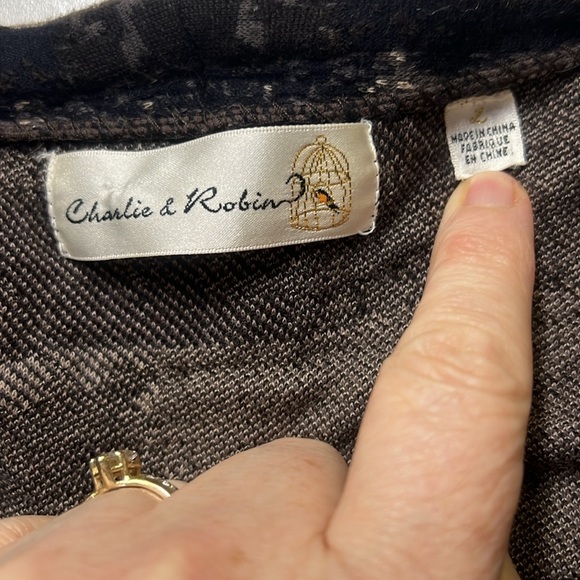 Anthropologie Charle & Robin Sweater Shawl Combo - Picture 5 of 7